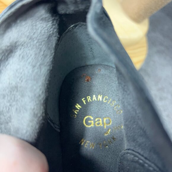 GAP San Francisco Boots Womens Size 10 Black Leather Crepe Sole Chunky Platform - Picture 7 of 9
